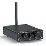 Fosi Audio BT10A Bluetooth 5.0 Stereo Audio Verstärker Empfänger 2 Kanal Klasse D Mini Hi-Fi Integrierter Verstärkter Geeignet für Lautsprecher zu Hause 50W x2 TPA3116