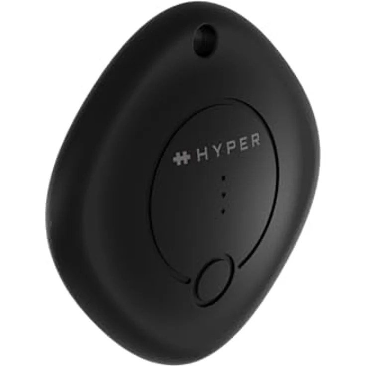 HYPER HyperShield Bluetooth Item Tracker, Universal Locator für iOS & Android mit 15 m Reichweite, Sound Alarm und letzter Standortanzeige