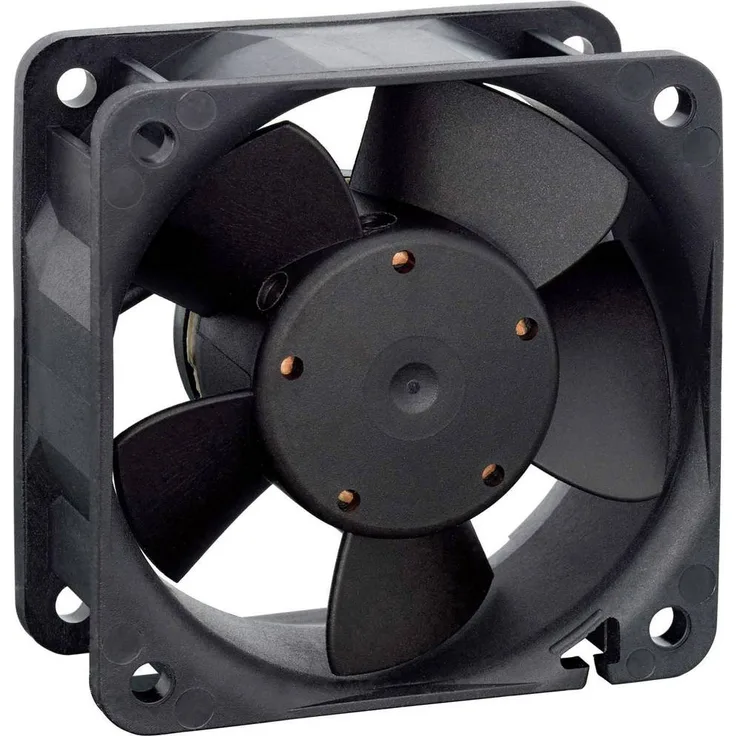 EBM Papst 614NGML, Axiallüfter 24 V/DC mit 23 m³/h, 60 x 60 x 25 mm, kompakt für Elektroanwendungen