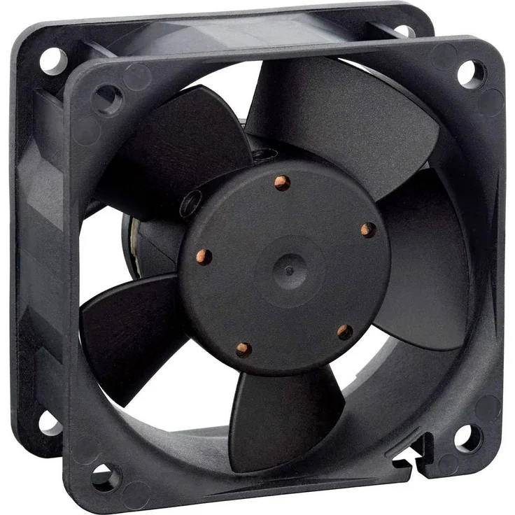 EBM Papst 614NGML, Axiallüfter 24 V/DC mit 23 m³/h, 60 x 60 x 25 mm, kompakt für Elektroanwendungen