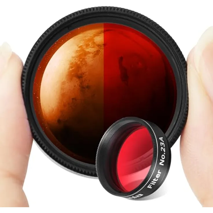astromania 3,2 cm Farbe/PLANETARY Filter – # 23 A rot