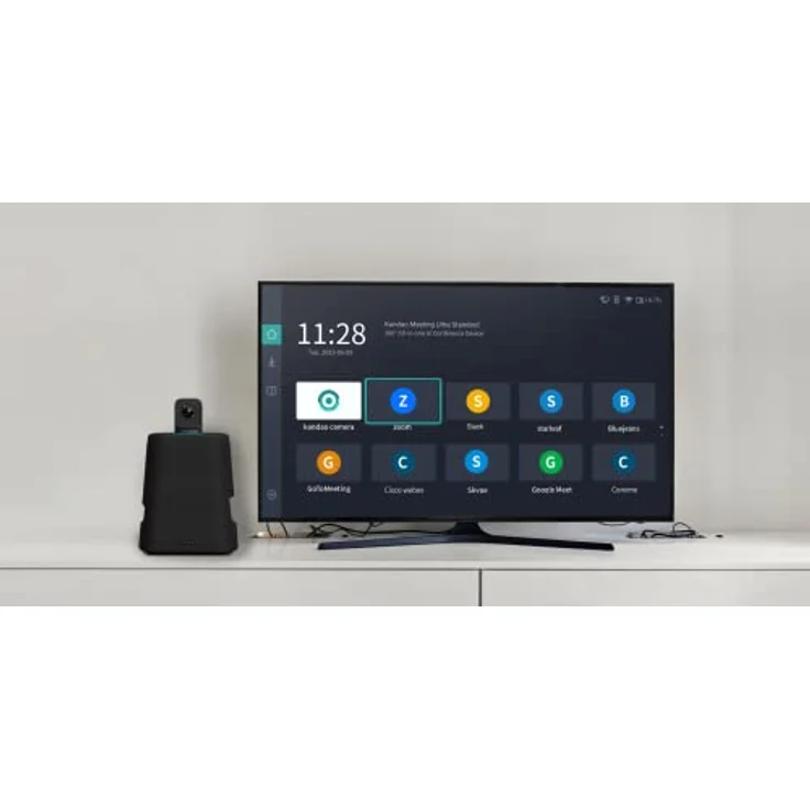 KanDao Meeting Ultra Standard All-in-One Conference System, Dual 4K 30FPS HDR Capture, 360° Meeting Room Webcam, 8*Mics, 10W Hi-Fi Speaker, AI 4.0, WiFi/Ethernet/HDMI/USB, Video Conference Room Camera – Bild 2