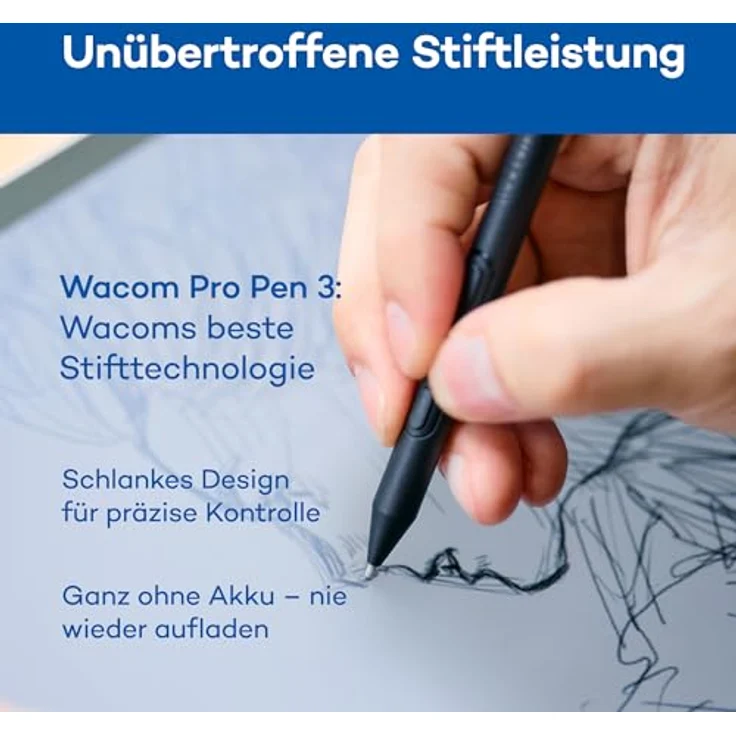 Wacom MovinkPad Pro portable 14, Grafiktablett mit 14 Zoll Display, grau – Bild 5