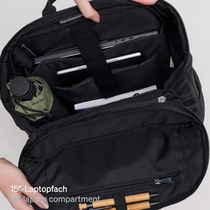 Got Bag Pro Pack Business-Rucksack, 47 cm mit Laptopfach, schwarz, 100% Polyester – Bild 5