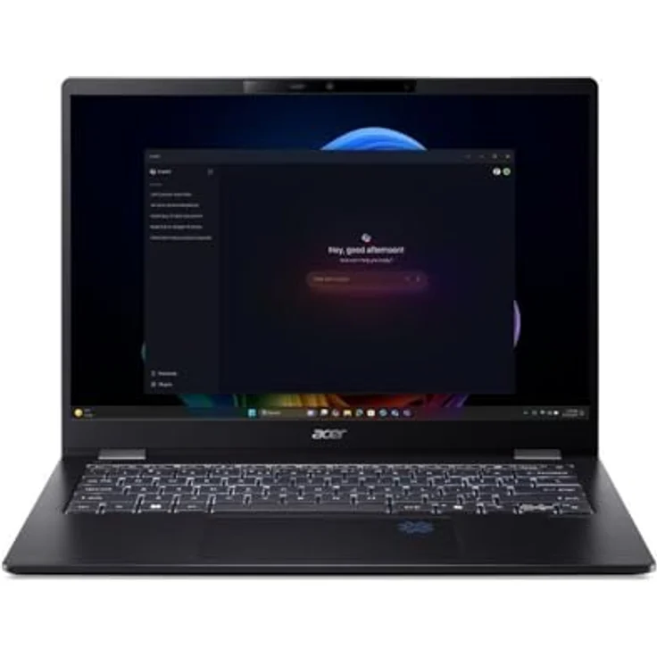acer TravelMate TM P614- 14" Notebook - 35,6 cm, Intel Core Ultra 5, 512 GB SSD, 16 GB LPDDR5x, Windows 11 Pro, Schwarz – Bild 2