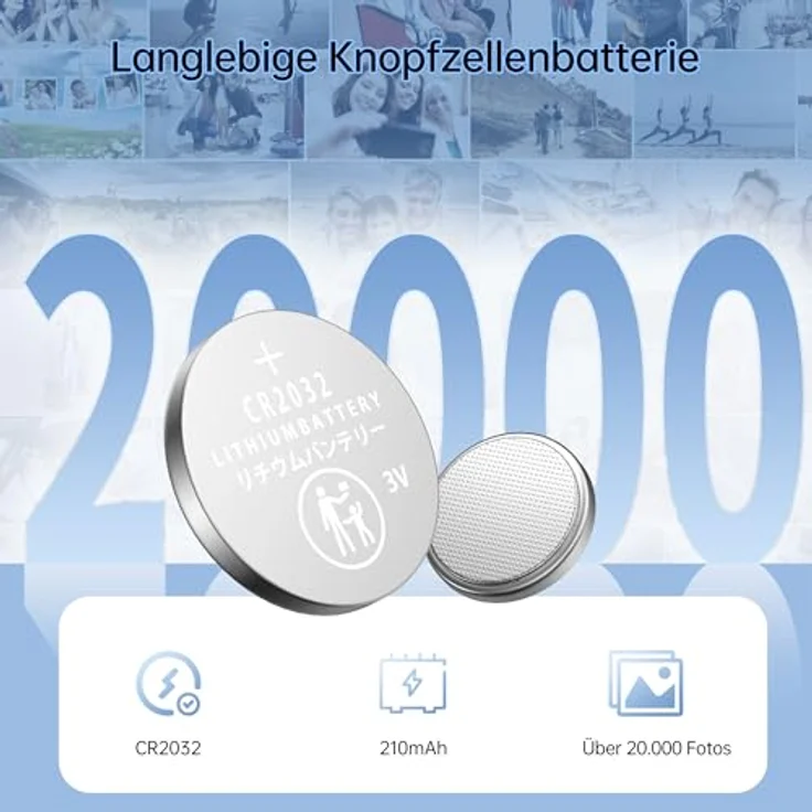 ATUMTEK Kameraselbstauslöser, Drahtlose Fernbedienung für iPhone und Android-Smartphones, Bluetooth 5.2, 2er-Pack, mit Handgelenkschlaufe, Schwarz – Bild 5