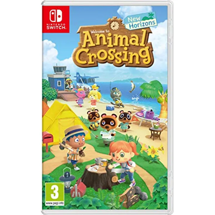 Nintendo Animal Crossing: New Horizons NSW, Nintendo Switch Game with Crafting System and Multiplayer Option