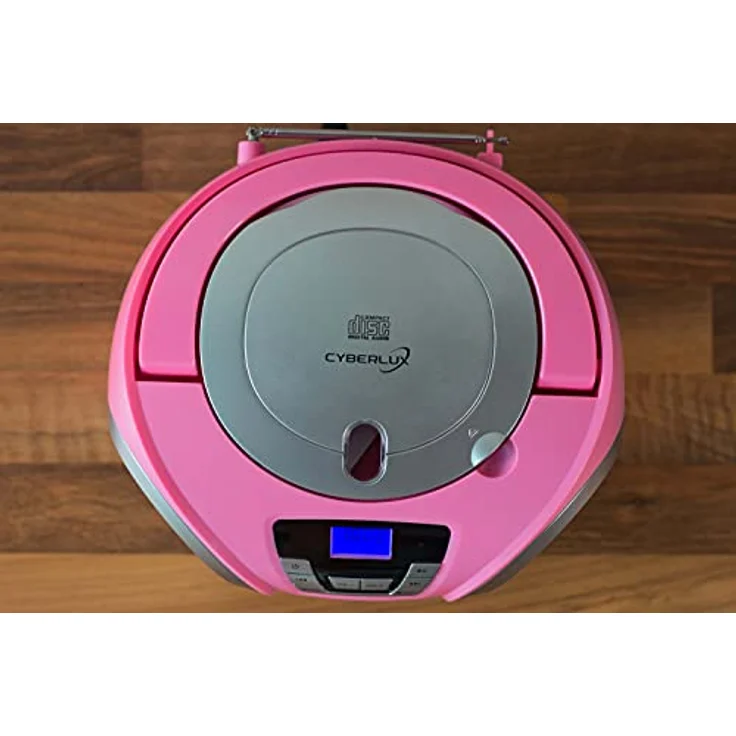 Cyberlux CD-Player mit LED-Beleuchtung in Pink – Bild 8