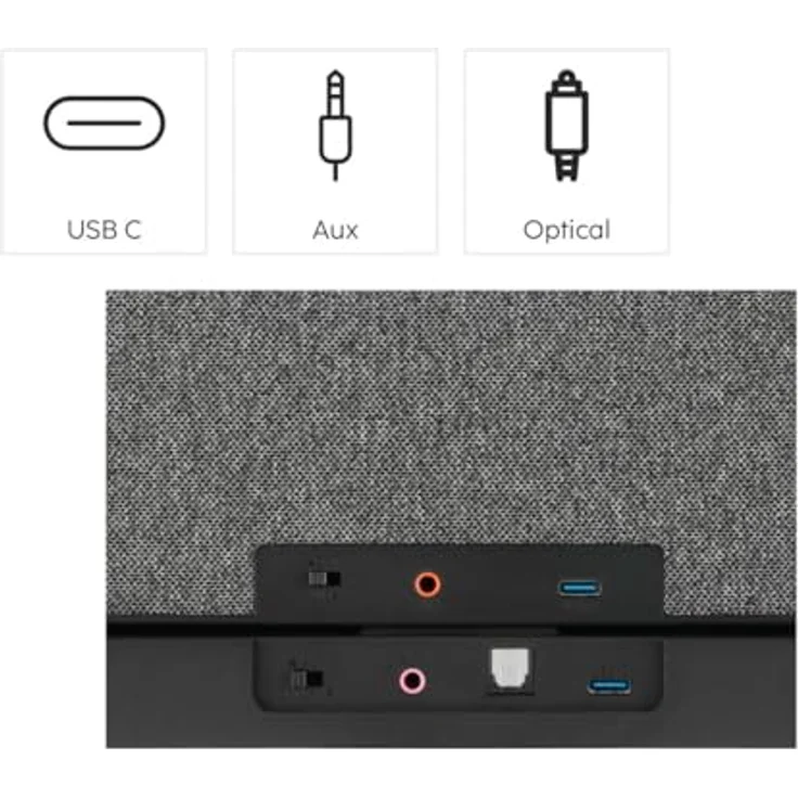 Hama 221849 Senioren TV Bluetooth Lautsprecher, tragbarer Stereo-Lautsprecher mit 2,4-GHz-Station, Schwarz/Grau, versandkostenfrei – Bild 5
