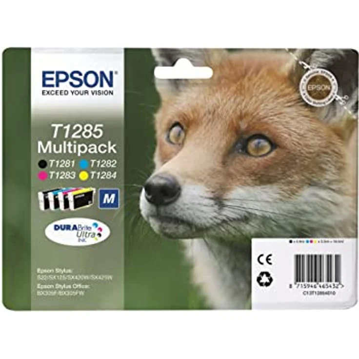 Epson Original Durabrite Ultra, Multipack T1285 Tintenpatrone. Sortierte Farben (Schwarz, Gelb, Magenta, Cyan) – Bild 3