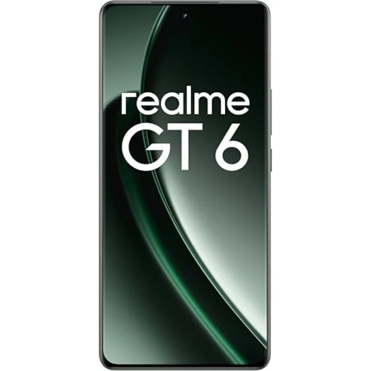 realme GT6 Smartphone 5G 12+256 GB, Snapdragon 8s Gen 3 Chipset, 6000nit Ultra Bright Display, Sony LYT-808 OIS Camera, 120W SUPERVOOC Charge, 5500mAh Massive Battery, Razor Green – Bild 2
