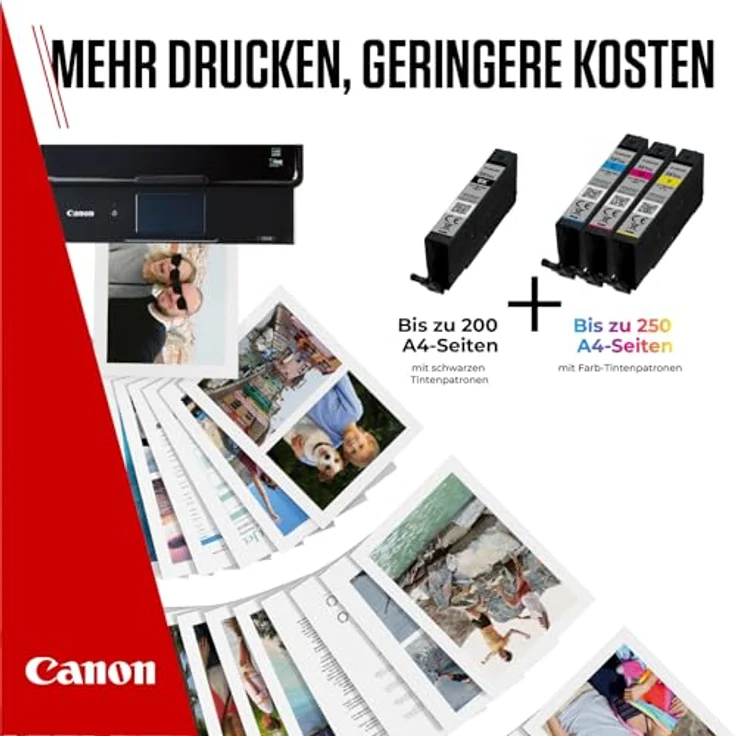 Canon CLI-581XXL Multipack, BK/C/M/Y Tintenpatronen mit sehr hoher Reichweite – Bild 5