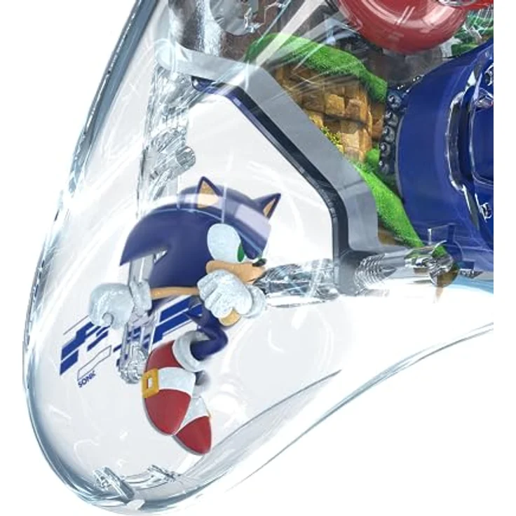 PDP REALMz Wired LED Light-up Pro Controller: Sonic Green Hill Zone For Nintendo Switch & Nintendo Switch - OLED Model – Bild 5