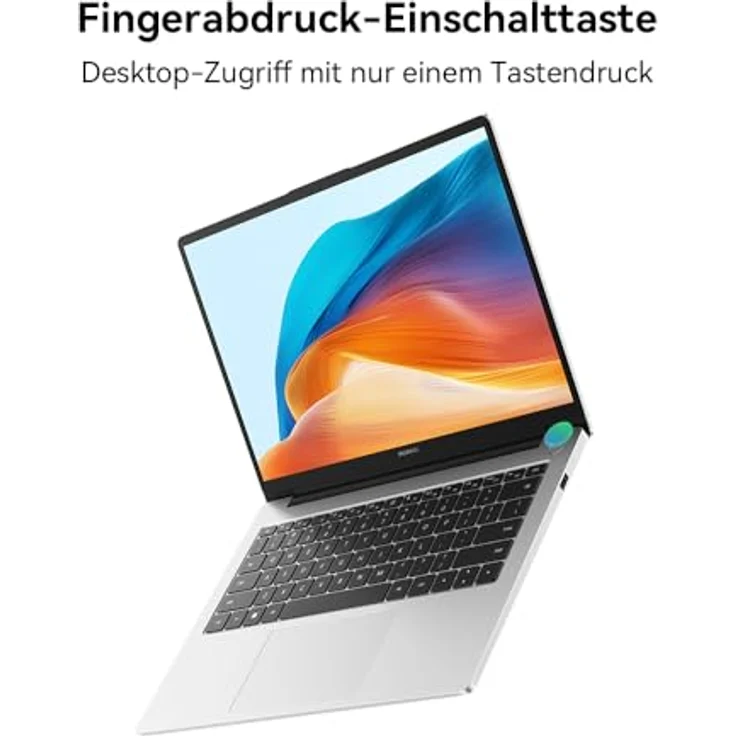 HUAWEI MateBook D 14 Laptop, i5-12450H, FullView Eye Comfort Display, 16 GB RAM, 512 GB SSD, 14 Zoll, Windows 11 Home, Space Gray - Preisvergleich – Bild 5