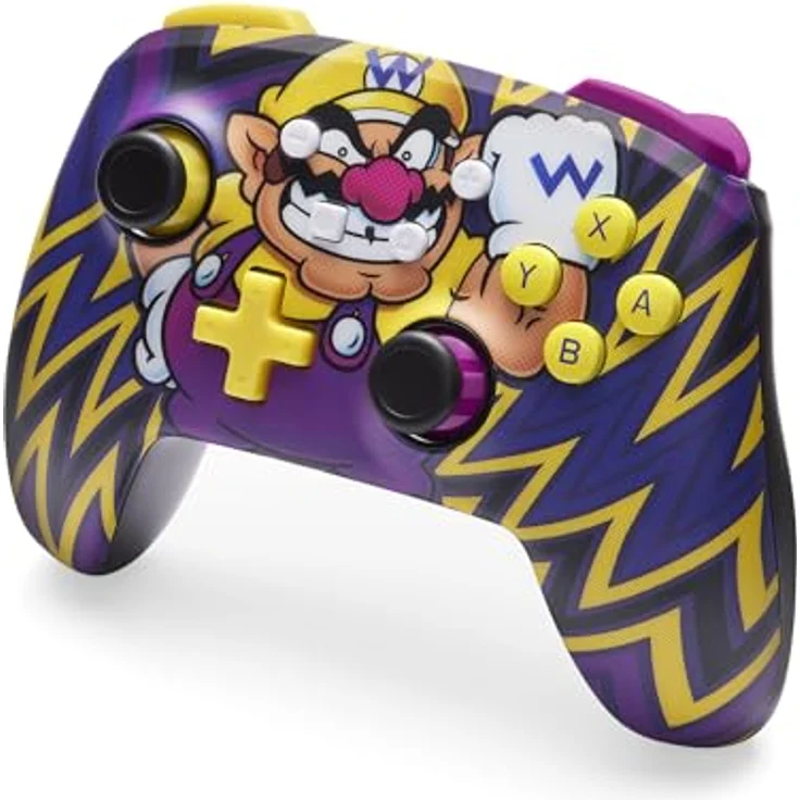 PowerA Verbesserter Kabelloser Controller für Nintendo Switch - Mario, Wario, Nintendo Switch Lite, Gamepad, Bluetooth-Controller, Aufladbar – Bild 5