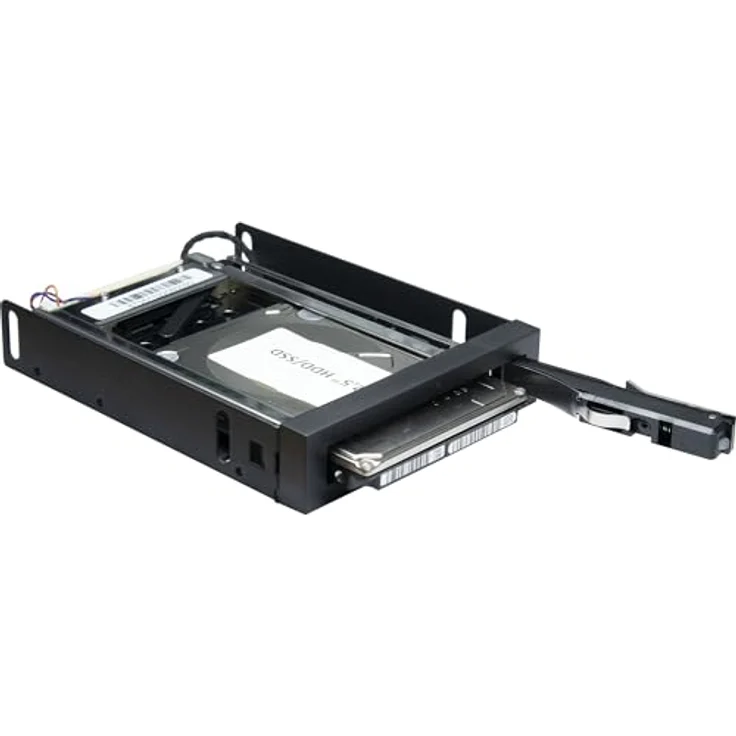 Inter-Tech Wechselrahmen SR-2513, Hot-Swap-Gerät für 1x2,5" Festplatte in 3,5" Schacht, inklusive Diebstahlschutz – Bild 3