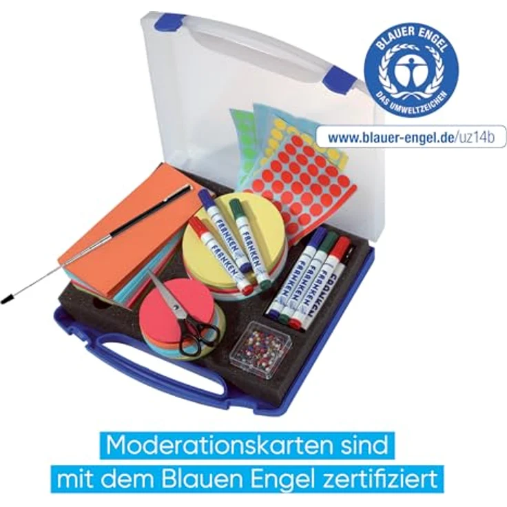 Franken Moderationskoffer UMKM Mini, Kunststoffkoffer, 1142 Teile – Bild 4