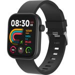 Denver SWC-185 Smartwatch (4,7 cm/1,85 Zoll) AMOLED-Touch-Display, IP67, Bluetooth-Sprachanrufe