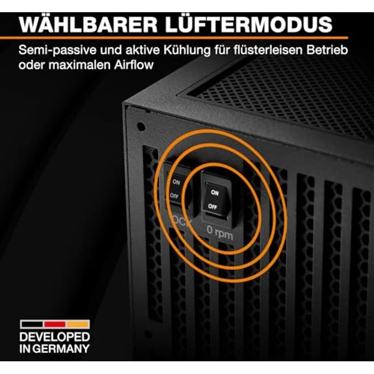 be quiet! DARK POWER 14 1200W EU, ATX-Netzteil mit 80 PLUS Titanium Zertifizierung, vollmodular, Schwarz – Bild 4