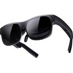 TCL RayNeo NXTWEAR S+, AR-Brille mit integriertem Soundsystem, transparente Front, Augen- und Sprachsteuerung, Schwarz