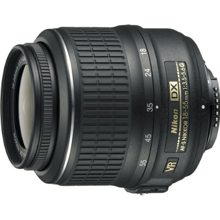 Nikon AF-S DX Nikkor 18-55 1:3,5-5,6G VR, Zoomobjektiv für DX-Spiegelreflexkameras mit Silent-Wave-Motor – Bild 1
