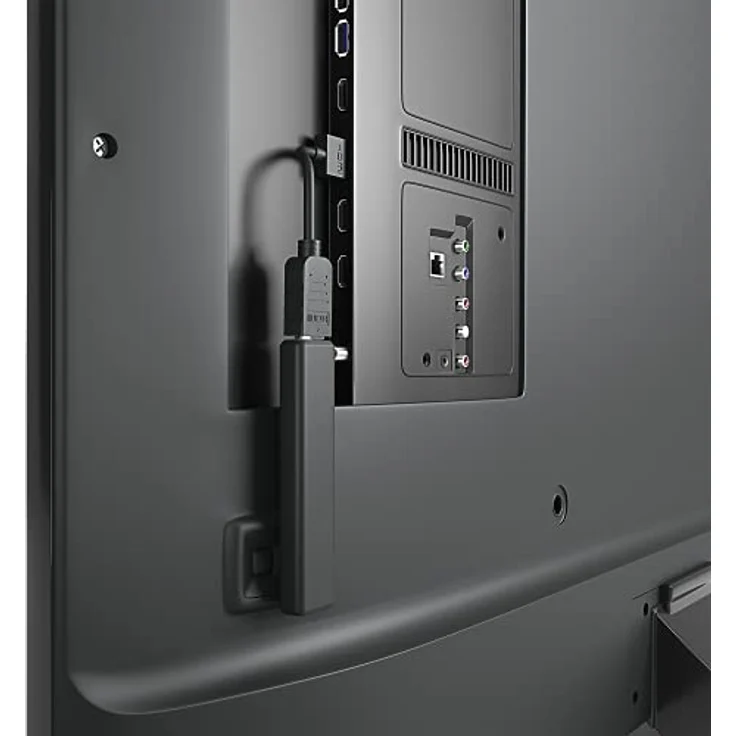 goobay 49979 HDMI Flex Adapter, kurzes Verlängerungskabel Stecker > Buchse zur Verlängerung & Anschluß von FireTV Stick, Chromecast, Roku, 0,20m – Bild 4