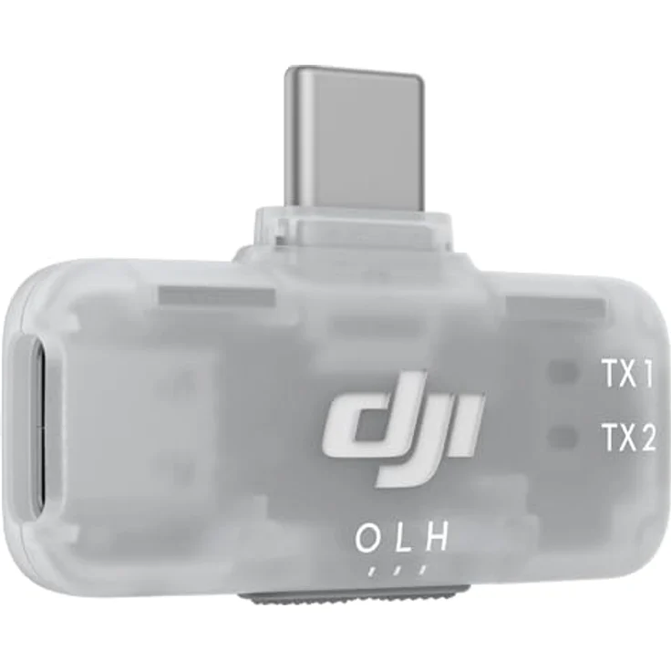 DJI Mic Serie Empfänger für Mobilgeräte, Plug & Play mit dreistufiger Geräuschunterdrückung, kompatibel mit Mic Mini/2/3, schwarz – Bild 3