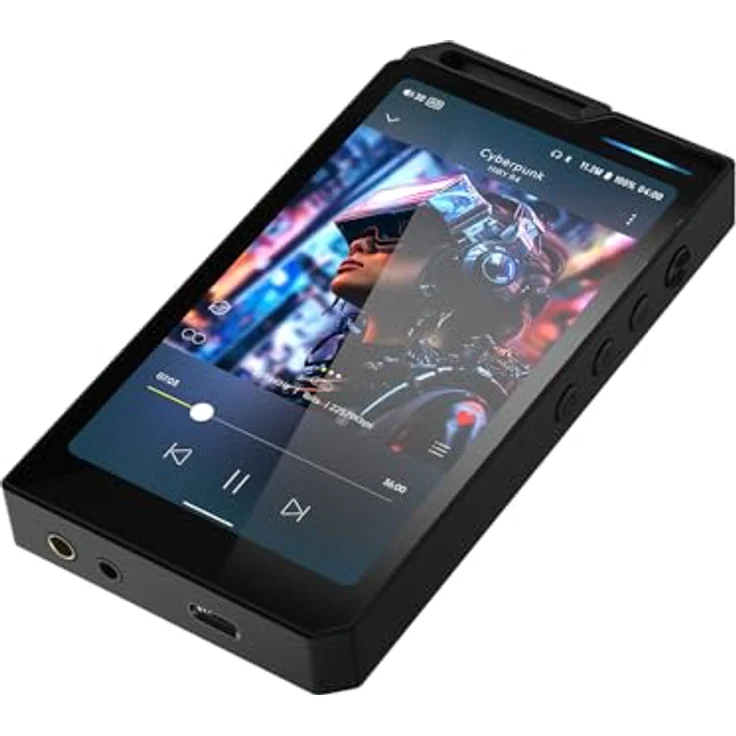 HiBy R4 Android-MP3-Player, 4DAC, Bluetooth und WLAN, 32 GB Speicher, Schwarz – Bild 4