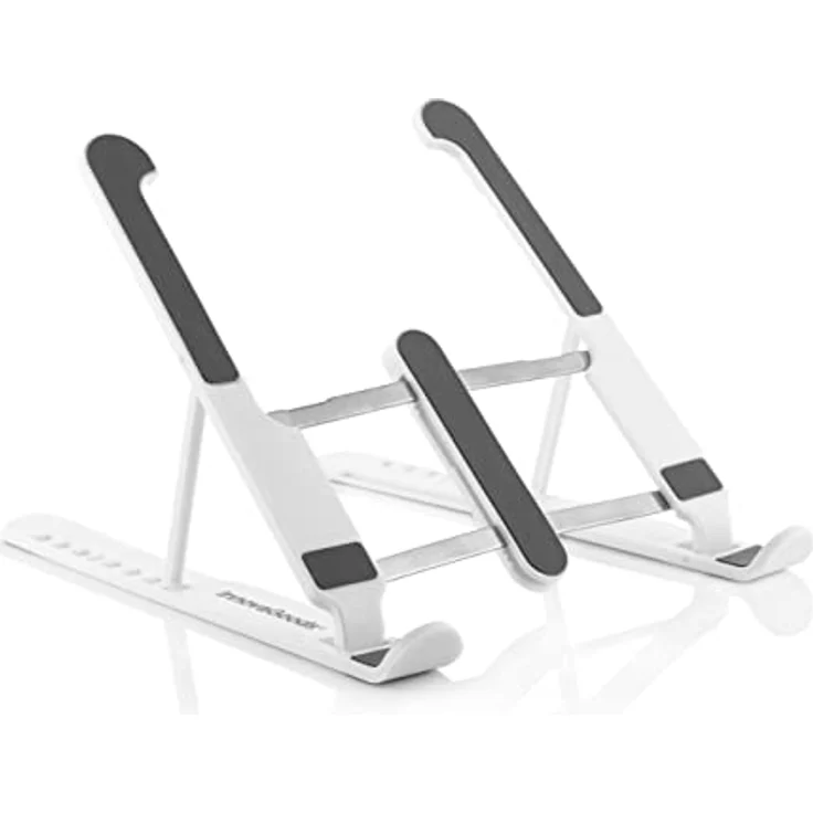 InnovaGoods® Flappot, Falt- und Verstellbarer Laptop-Ständer in Weiß, ergonomisches Design für Zuhause und Büro – Bild 1