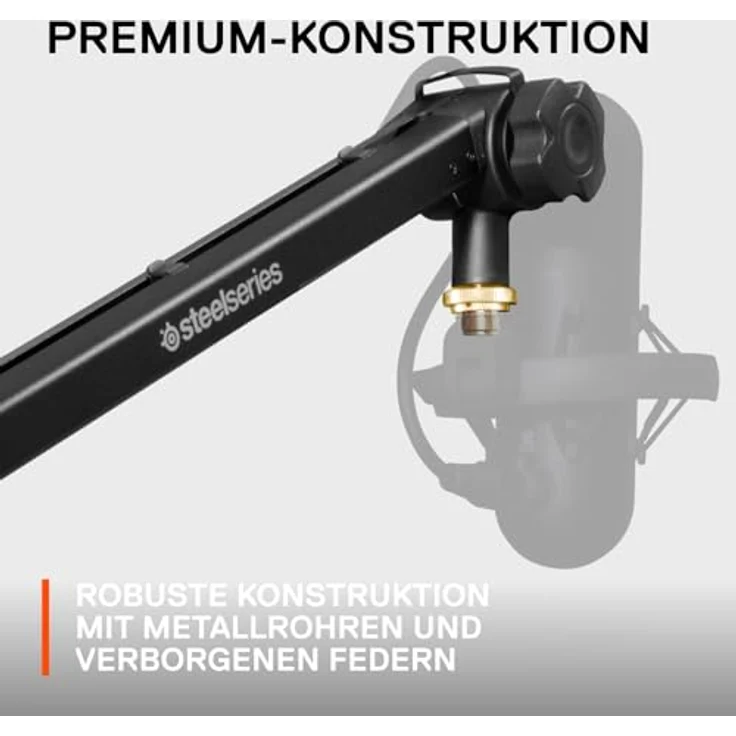 SteelSeries Alias/Alias Pro Mikrofon-Schwenkarm – 360-Grad-Drehung, Tischklemme, faltbares Design – Bild 5