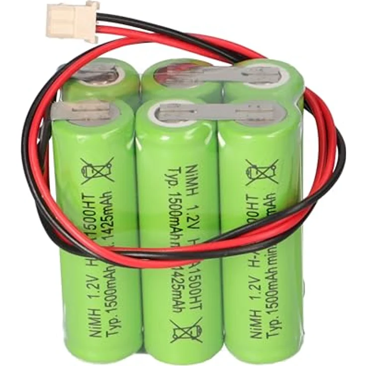 Akkuman.de Notleuchten Akku NI-MH 7,2V 1,2Ah für Beghelli 415391001, AA Hochtemperaturzellen – Bild 2
