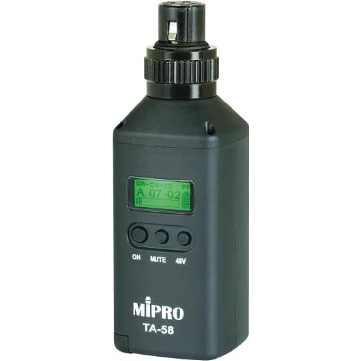 Mipro TA-58 Digitaler Anstecksender für Mikrofone, Mikrofon – Bild 1