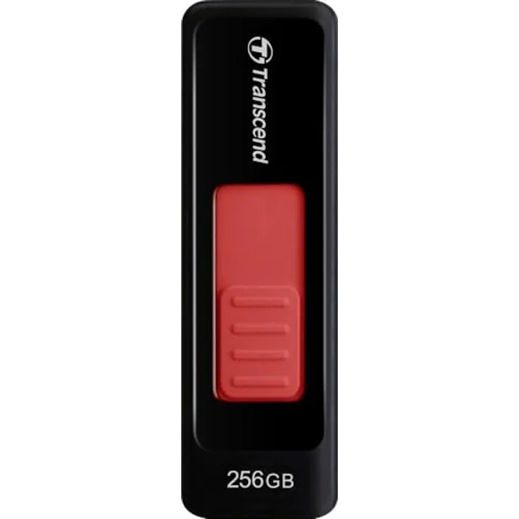 Transcend JetFlash 760, 256GB USB-Stick mit USB 3.1 Technologie, kappenlos, schwarz