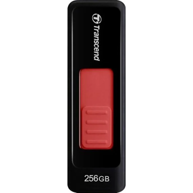 Transcend JetFlash 760, 256GB USB-Stick mit USB 3.1 Technologie, kappenlos, schwarz – Bild 1
