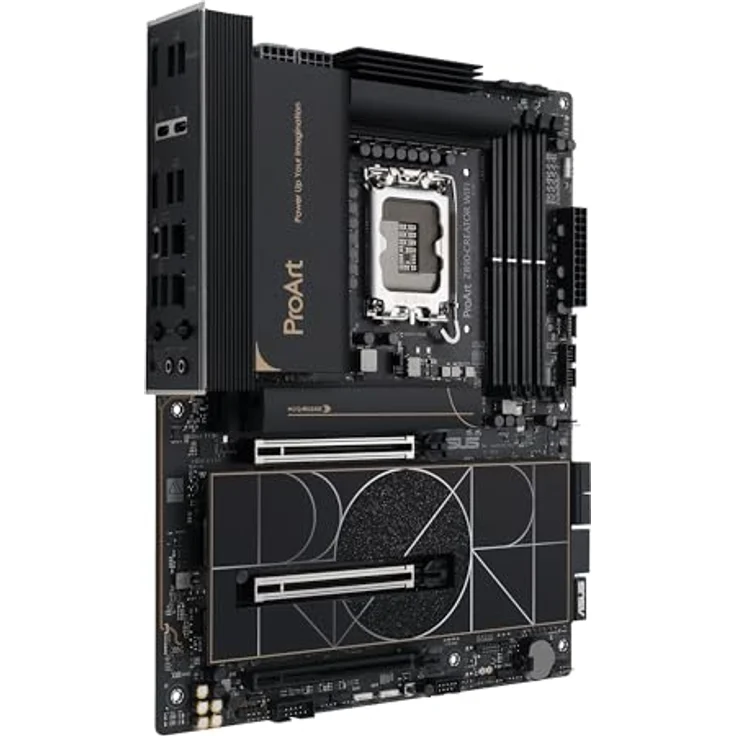 ASUS ProArt Z890-CREATOR WiFi, Mainboard ATX mit Intel Sockel LGA 1851, 16+2+1+2 Stromphasen, DDR5-Slot, WiFi 7, schwarz – Bild 2