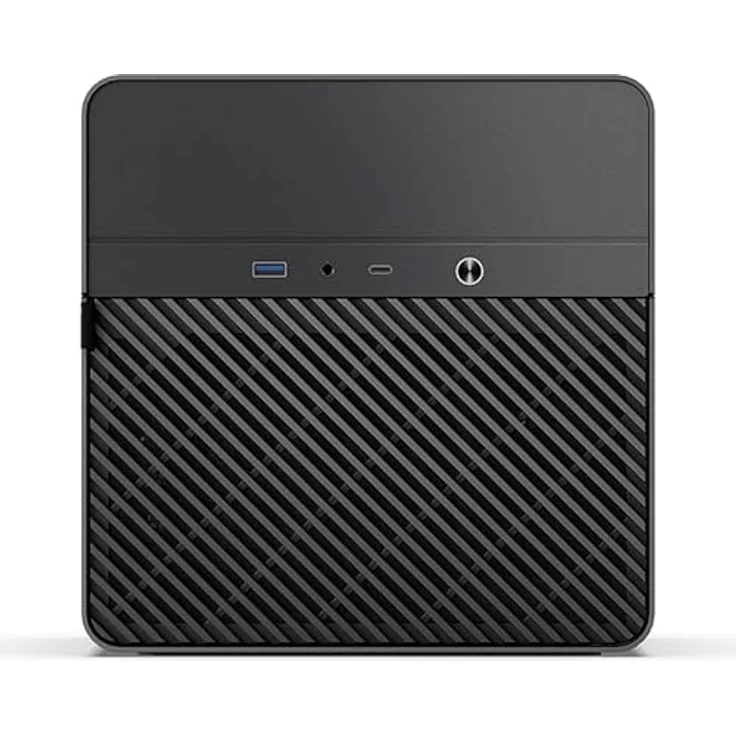 Jonsbo N2 PC-Gehäuse, NAS-Gehäuse, 5+1 Speicherplätze, Hot-Swapping-Technologie, Aluminium, Mini-ITX, Schwarz – Bild 5