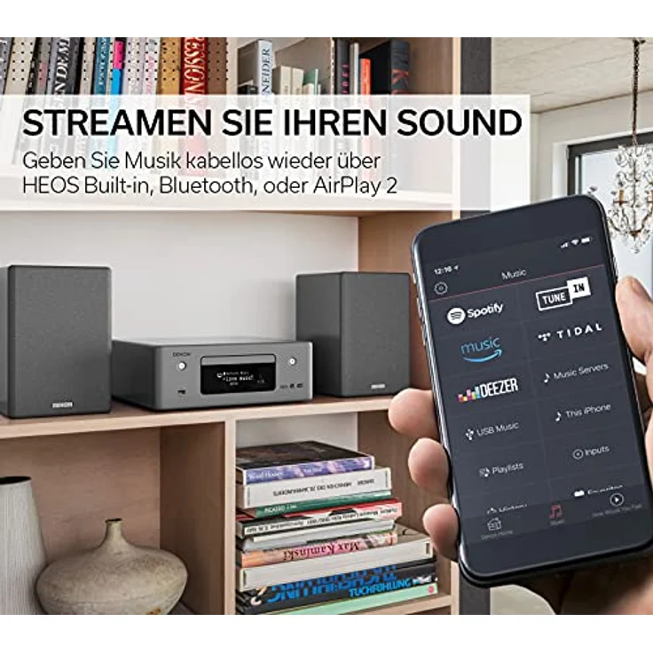 Denon Mini Hifi System RCD-N11 weiß - Preisvergleich – Bild 4