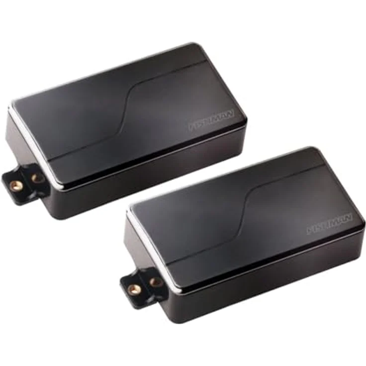 Fishman Fluence Modern Humbucker V2 Set BKN, Aktives E-Gitarren Tonabnehmer Set mit 3 Stimmen, Steg- & Halsposition, Black Nickel – Bild 2