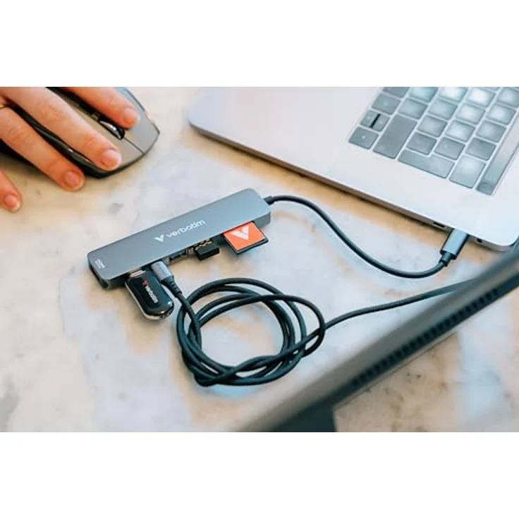 Verbatim 31846 USB-C Kabel, USB 2.0, 1,2 m, verstärkt, schnelles Aufladen, schwarz – Bild 7