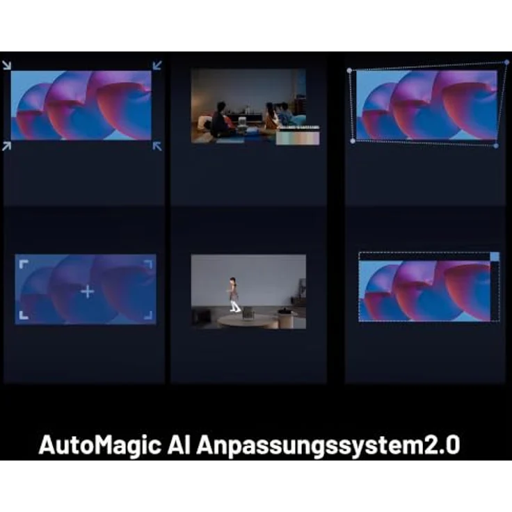 Hisense M2SE PRO Smart Mini Projektor 4K, kompakt und energieeffizient mit integrierten Smart-Funktionen – Bild 8