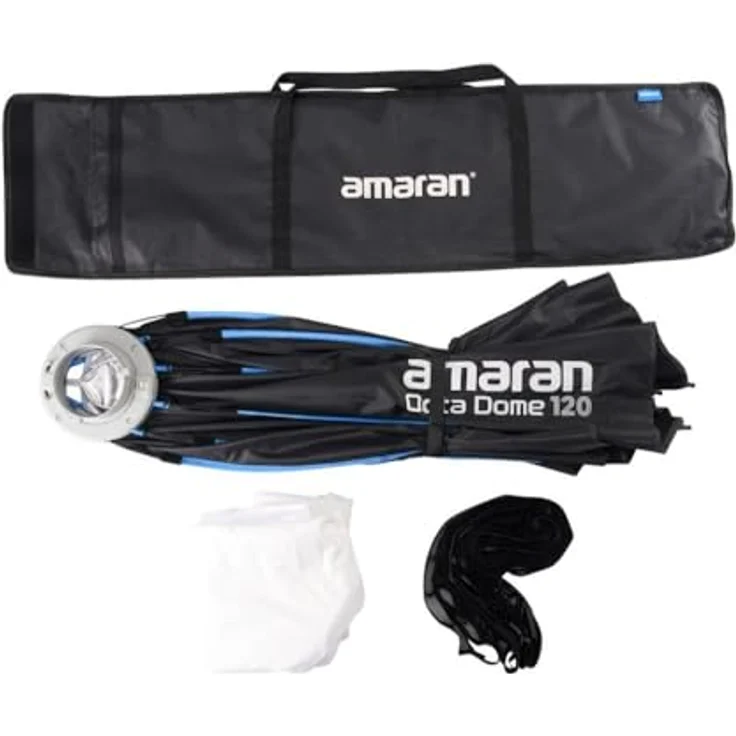 Amaran Octa Dome 120, große achteckige Bowens Mount Softbox für weiches Licht, kompatibel mit Leuchten bis 600 Watt – Bild 7