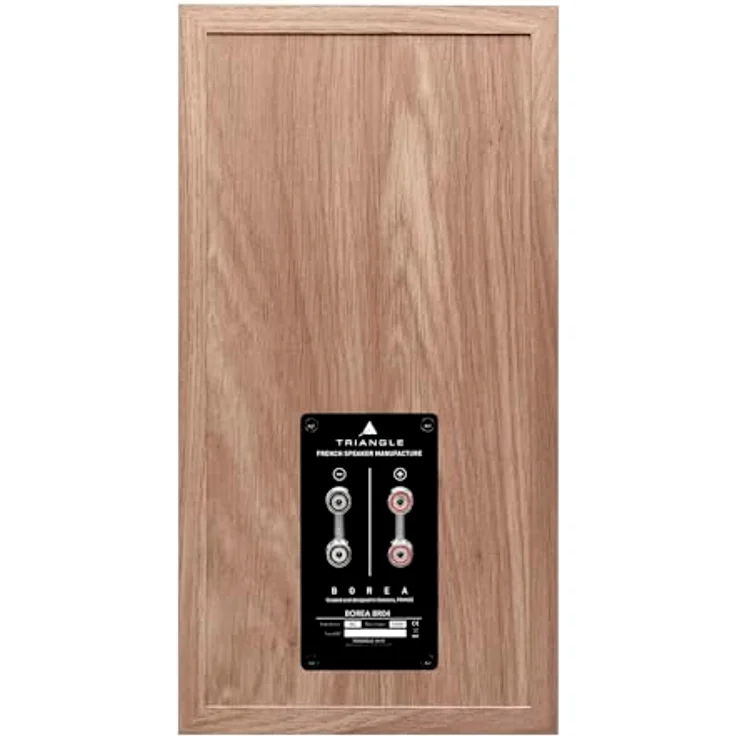 TRIANGLE BOREA BR04, Hi-Fi-Regallautsprecher aus hellem Eichenholz, 110W Leistung, 90 dB/W/m, für Musik und Heimkino, 206 x 380 x 314 mm (Paar) – Bild 5