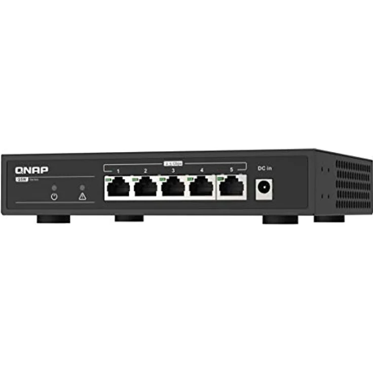 Qnap QSW-1105-5T 5 Port 2,5 Gbps Auto Negotiation (2,5 G-1 G-100 M), Unmanaged Switch – Bild 4
