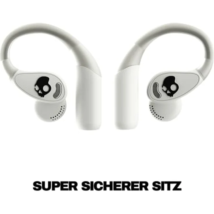 Skullcandy Push 540, Drahtlose Bluetooth Open-Ear-Ohrhörer mit 42 Stunden Akkulaufzeit, Farbe: Weiß – Bild 6