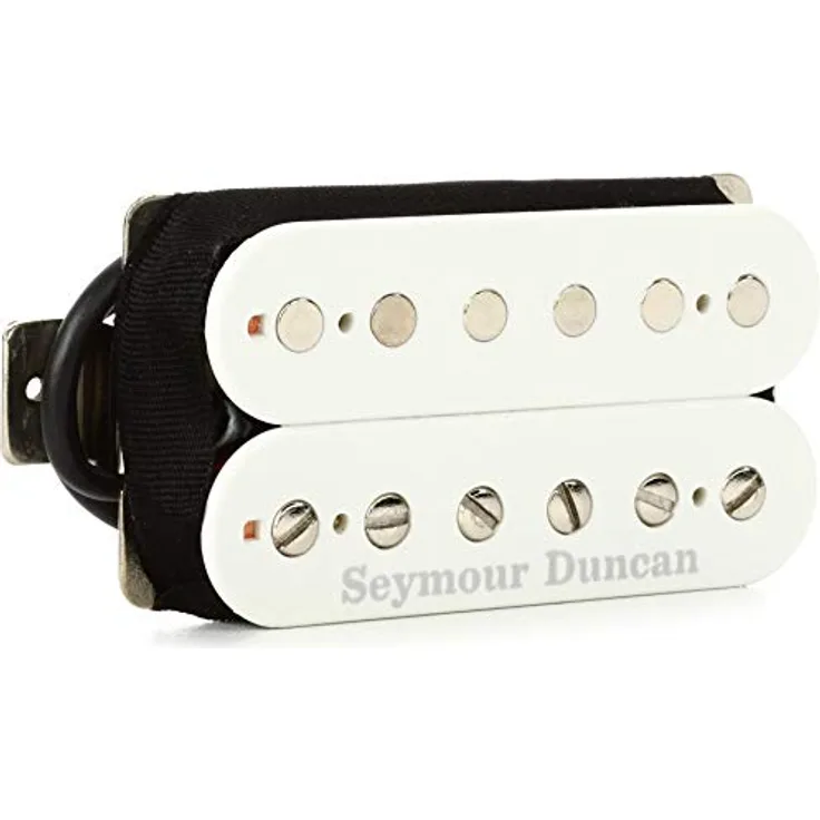 Seymour Duncan SH-4 WH, Humbucker Tonabnehmer für E-Gitarre, Dual Coil, Alnico V Magnet, weiß