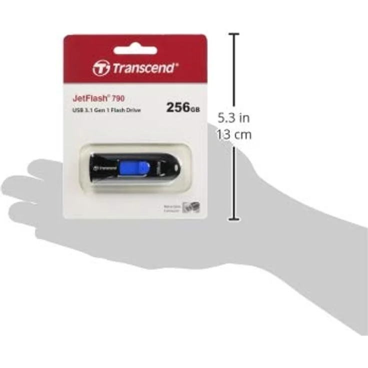 Transcend 256GB JetFlash 790 USB 3.1 Gen 1 USB Stick TS256GJF790K – Bild 4
