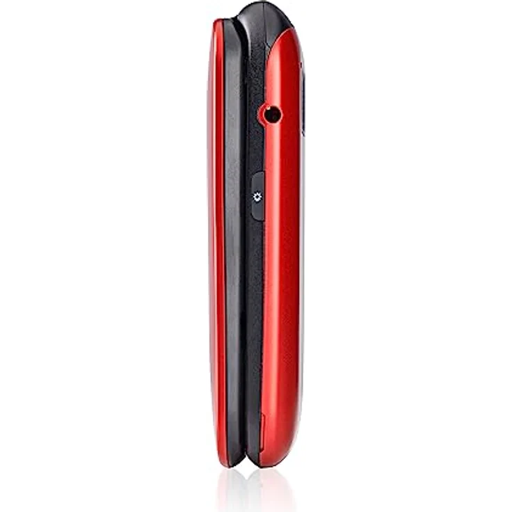 Panasonic KX-TU550EXR 4G Essentials Clamshell Handy für Senioren, 1,2 MP Kamera, Seniorentelefon mit großem 2,8 Zoll Display, 300 Stunden Standby-Zeit, Rot – Bild 5