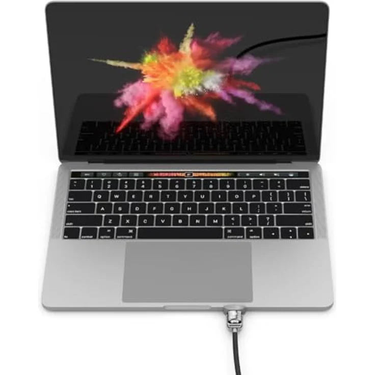 Compulocks Ledge Lock Slot Adapter MBPR14LDG01KL, Sicherheitskabelschlossadapter für MacBook Pro, schwarz-silber, ultraleicht, einfache Installation – Bild 7