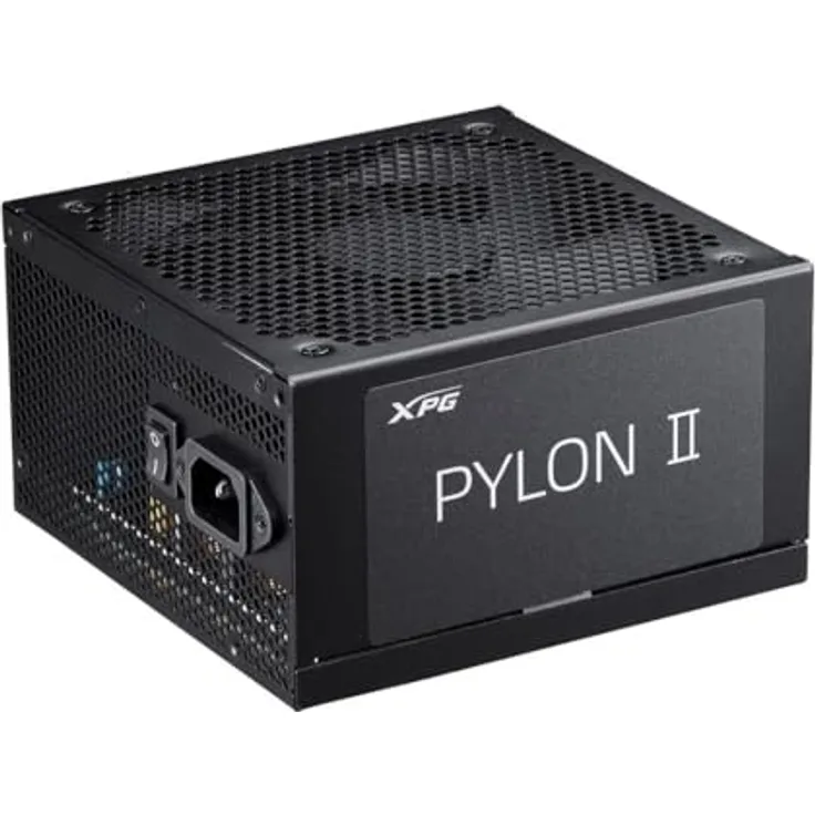 XPG PYLON II 650W, 80 PLUS Bronze PC Netzteil mit FDB-Lüfter, Schwarz