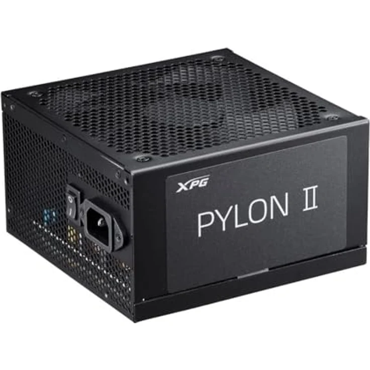 XPG PYLON II 650W, 80 PLUS Bronze PC Netzteil mit FDB-Lüfter, Schwarz – Bild 1